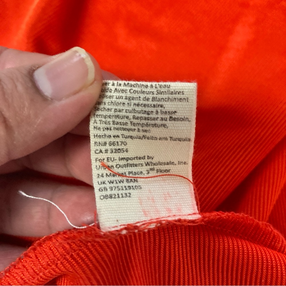 Free People Orange Coco S/P Maxi Dress Ruffle Tie Straps  chic boho Beach Summer - Picture 12 of 16
